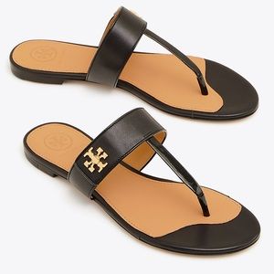 Tory Burch Black Kira Thong sandal